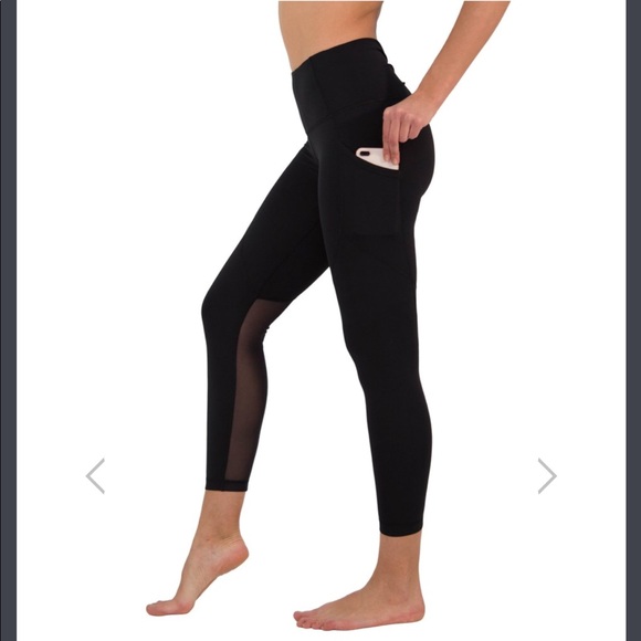 Yogalicious Leggings With Mesh Details 